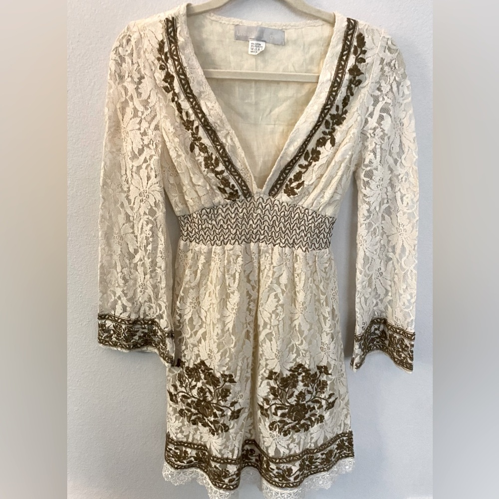Gorgeous Deep V Neck Laced mini dress.